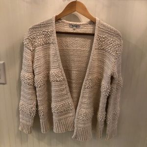 Madewell textured open front sweater